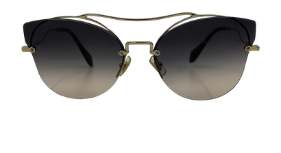 Miu Miu Gafas de Sol, 100&euro;, Accesorios, Morado, Metal - Latón, Vista frontal